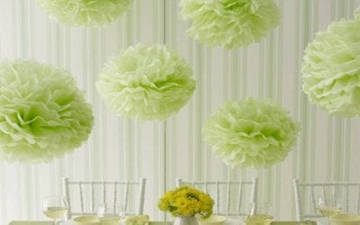 Pompones papel seda – Tutorial